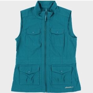 Eddie Bauer Turquoise Utility Vest